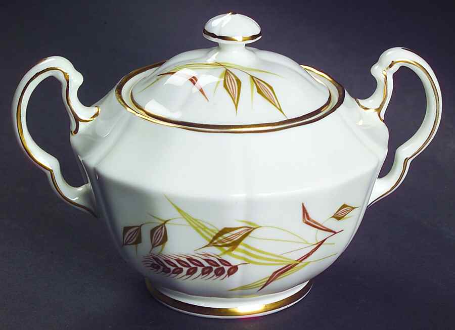 Golden Horizon Sugar Bowl & Lid by Northumbria-1