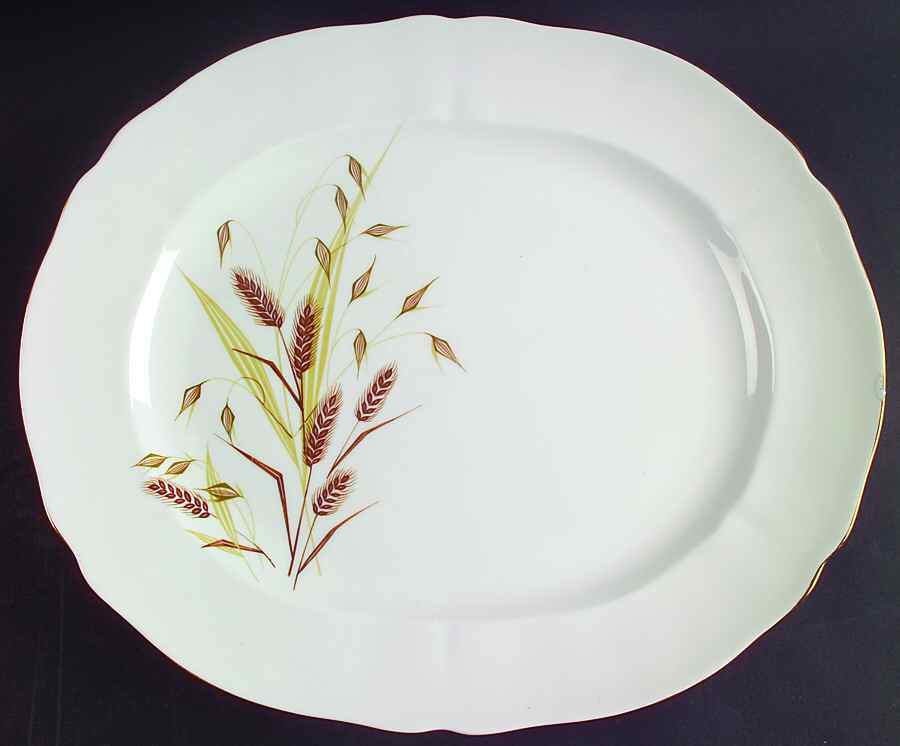 Golden Horizon 15" Oval Serving Platter by Northumbria-1