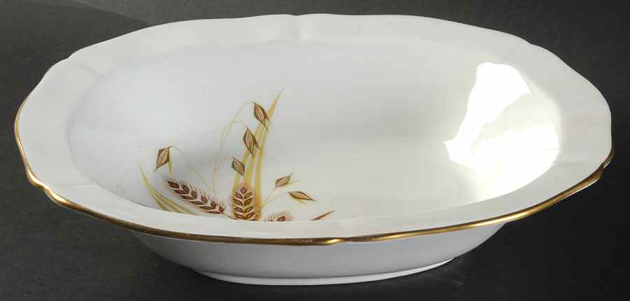 Golden Horizon 10" Oval Vegetable Bowl by Northumbria-1