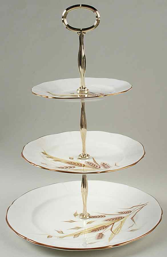 Golden Horizon 3-Tiered Serving Tray (DP, SP, BB) by Northumbria-1