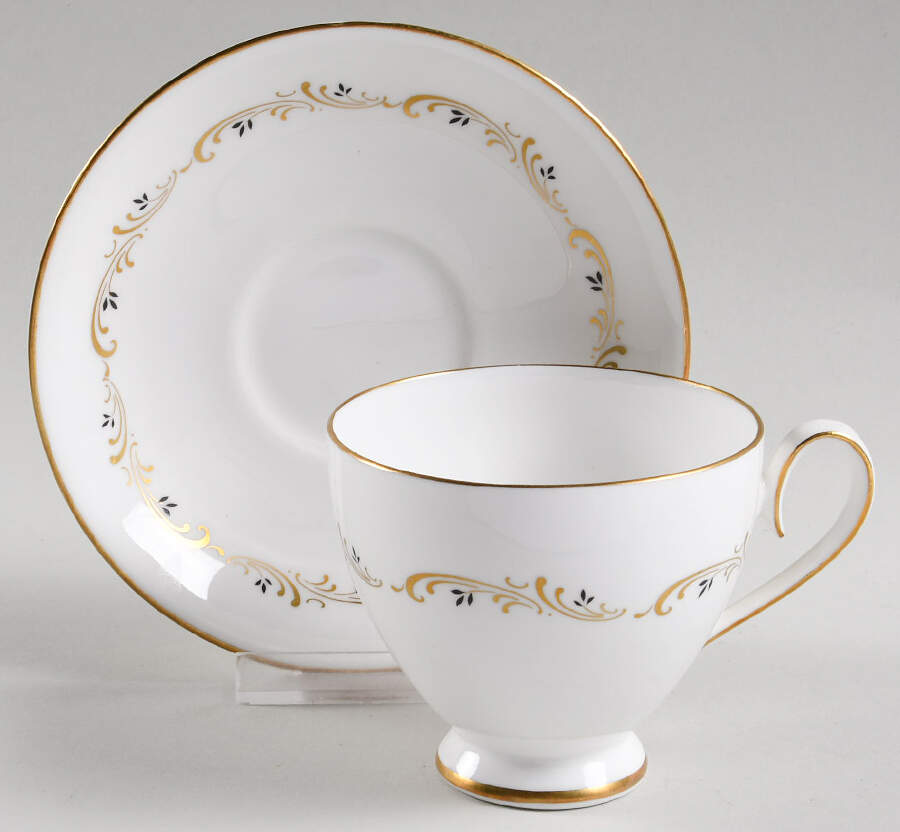 Lake Louise Footed Cup & Saucer Set by Northumbria-1