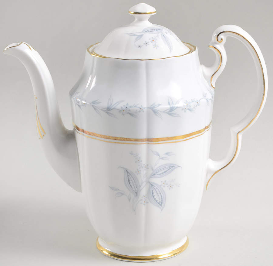 Morning Mist (Scalloped) Coffee Pot & Lid by Northumbria-1