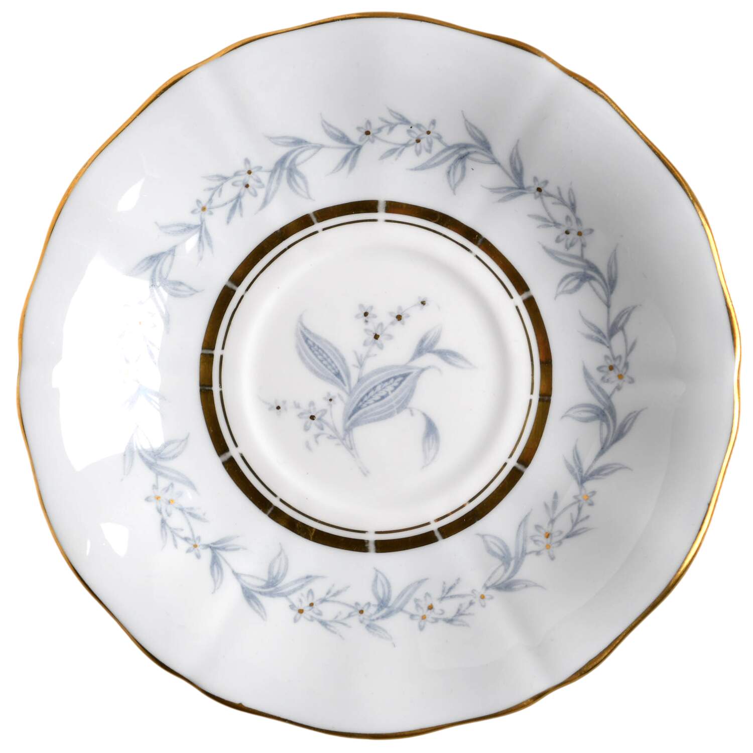 Morning Mist (Scalloped) Saucer by Northumbria-1