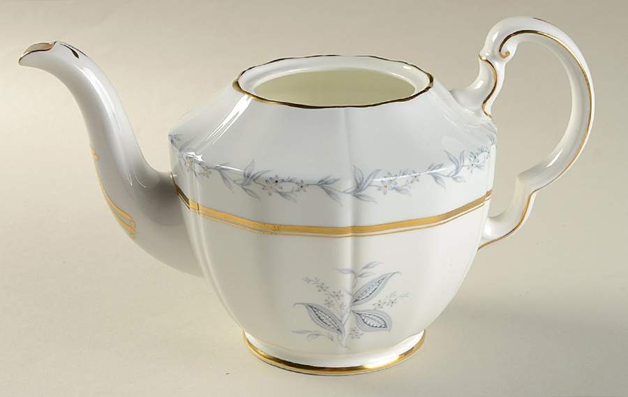 Morning Mist (Scalloped) Teapot No Lid by Northumbria-1