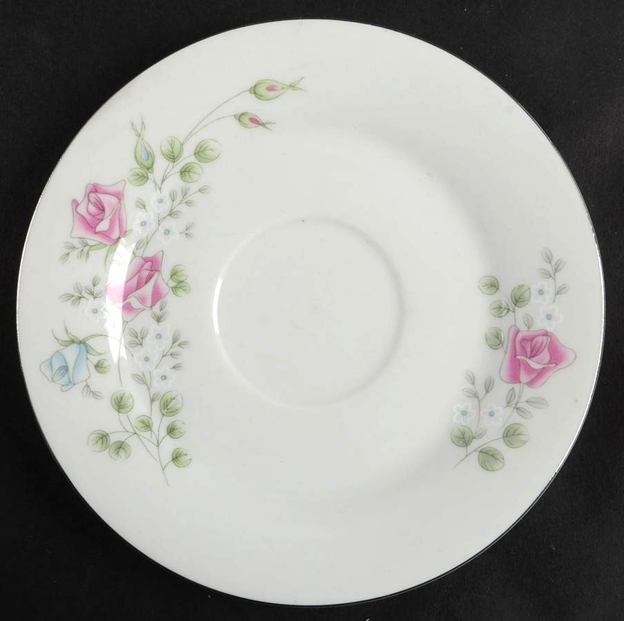 Cambridge Rose Saucer by Northridge-1