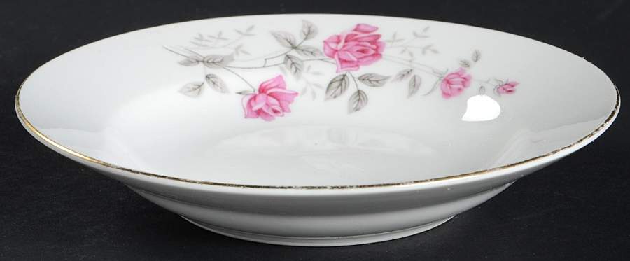 Victorian Rose Rim Rim Fruit/Dessert (Sauce) Bowl by Northridge-1