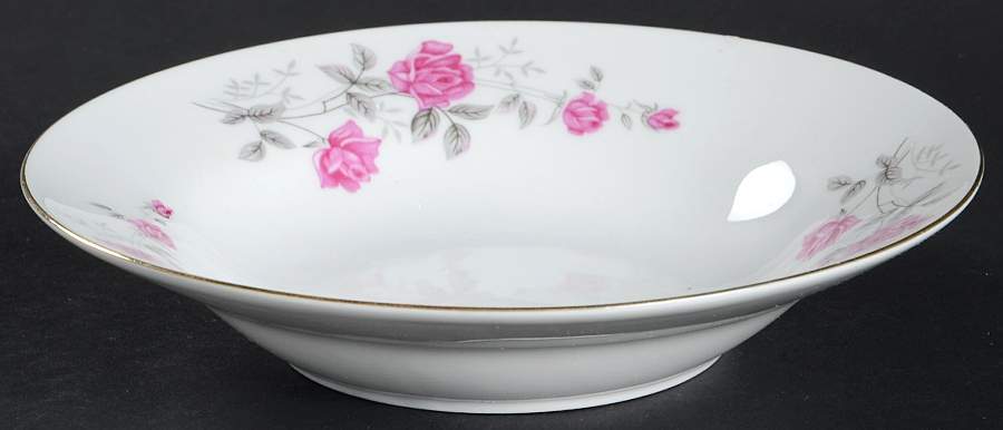 Victorian Rose Rim Coupe Cereal Bowl by Northridge-1