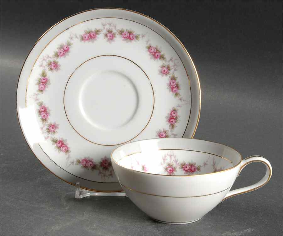 1313 Flat Cup & Saucer Set by Noritake-1