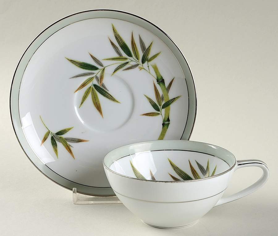 232 Flat Cup & Saucer Set by Noritake-1