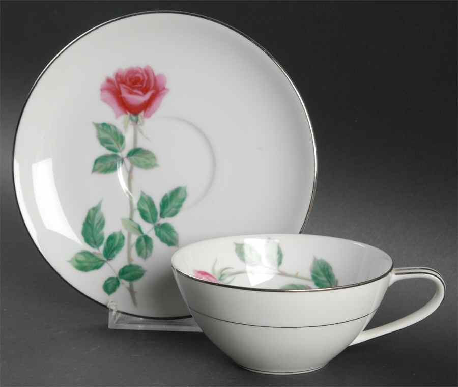 275 Flat Cup & Saucer Set by Noritake-1