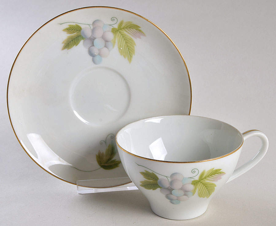 Marcelle Flat Cup & Saucer Set by Noritake-1