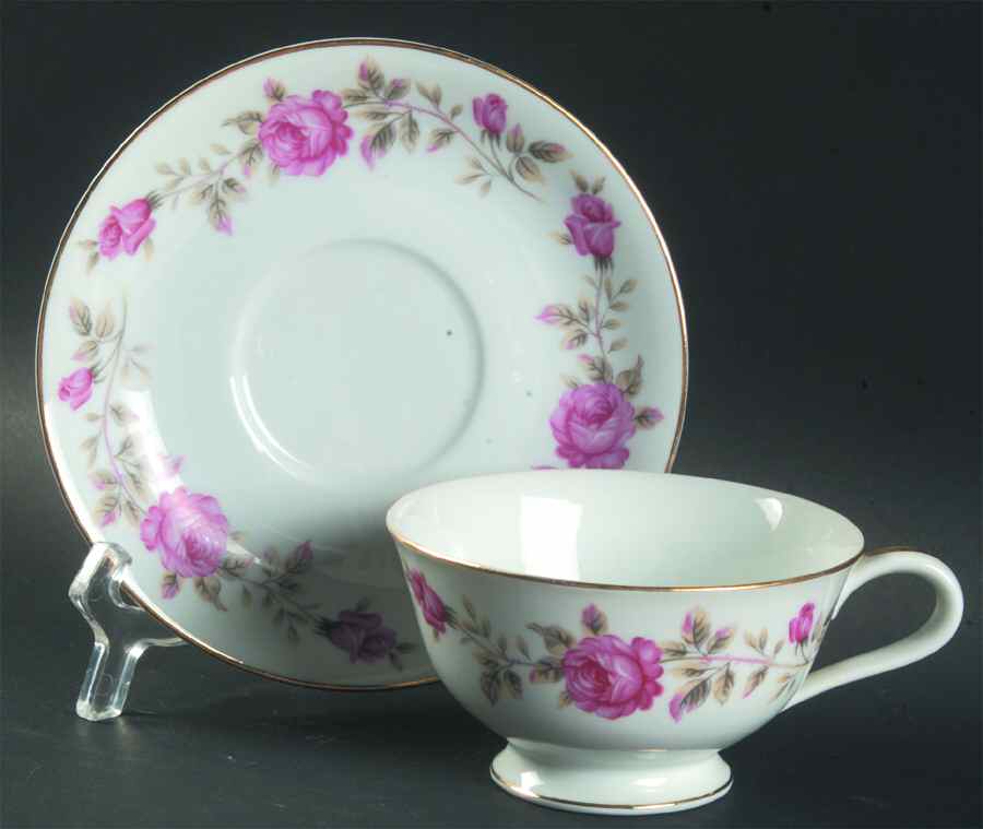 N1419 Footed Cup & Saucer Set by Noritake-1