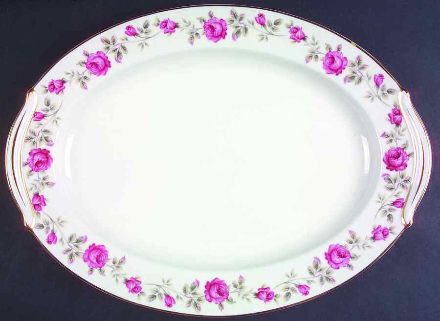 N1419 16" Oval Serving Platter by Noritake-1