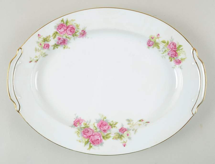 N1425 14" Oval Serving Platter by Noritake-1