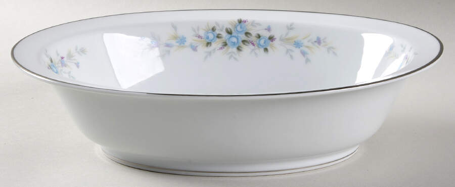 Romaine 10" Oval Vegetable Bowl by Noritake-1