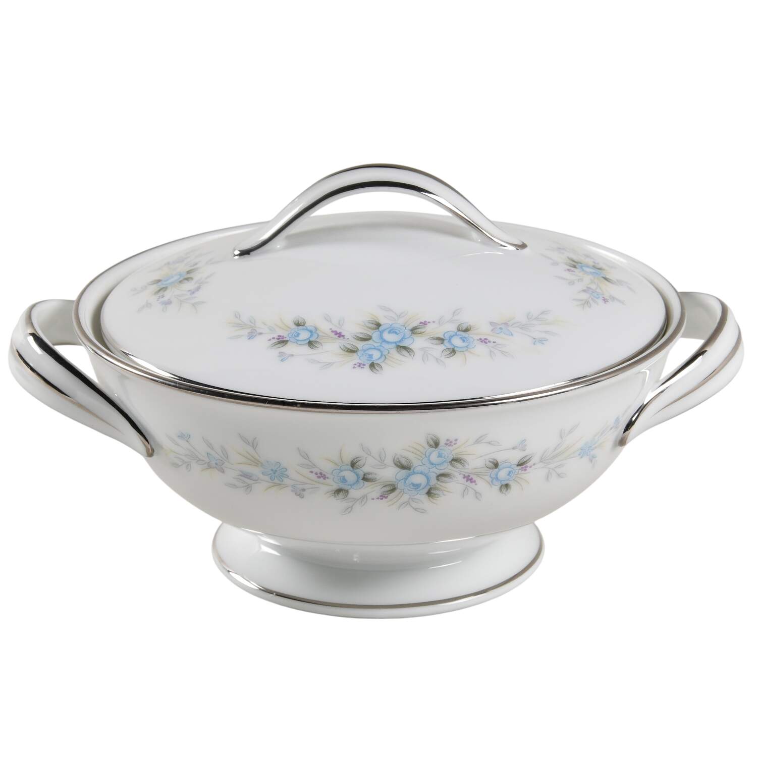 Romaine Sugar Bowl & Lid by Noritake-1
