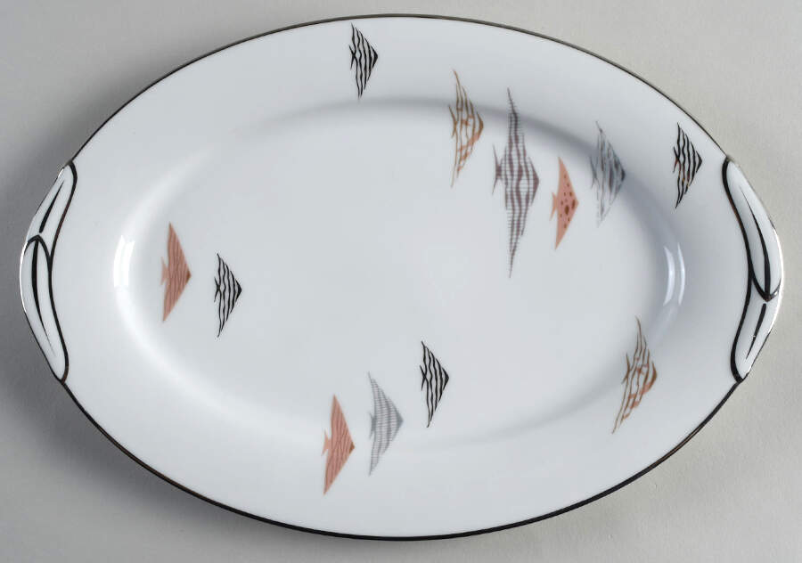 Tropica 12" Oval Serving Platter by Noritake-1