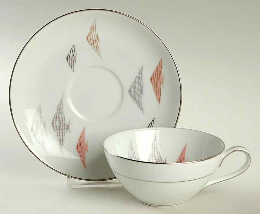Tropica Flat Cup & Saucer Set by Noritake-1