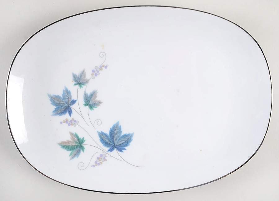 Vintage 13" Oval Serving Platter by Noritake-1