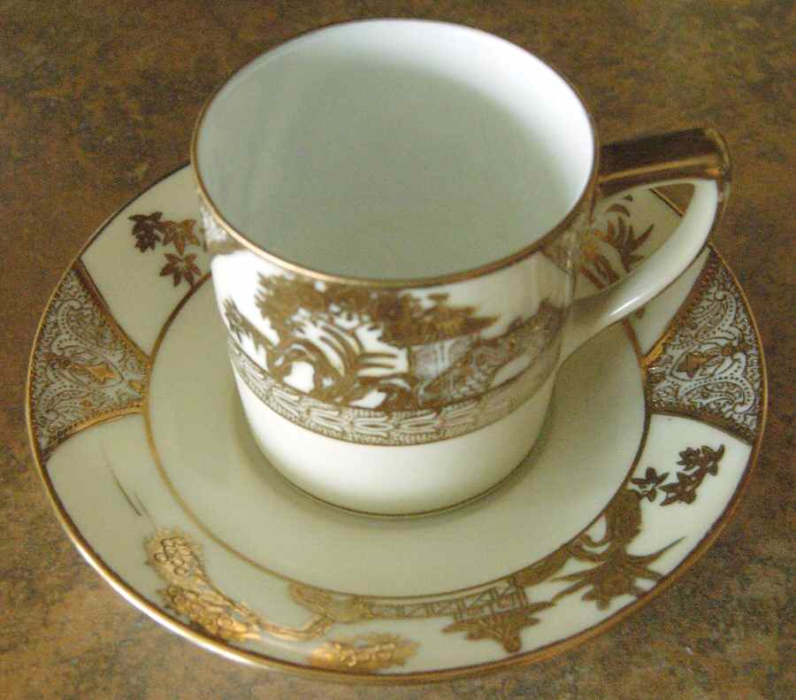 46754 Flat Demitasse Cup & Saucer Set by Noritake-1