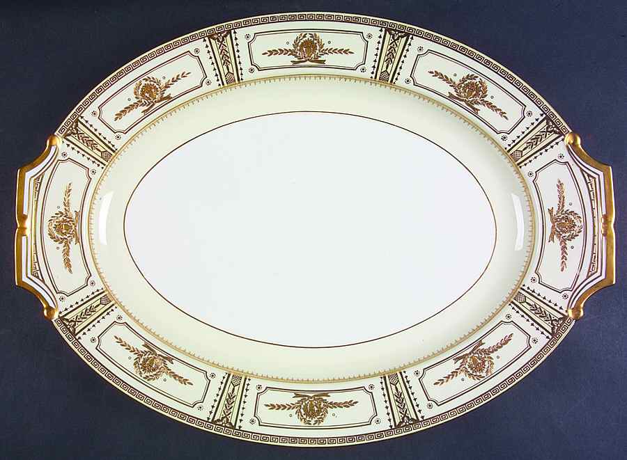 Wembley 16" Oval Serving Platter by Noritake-1