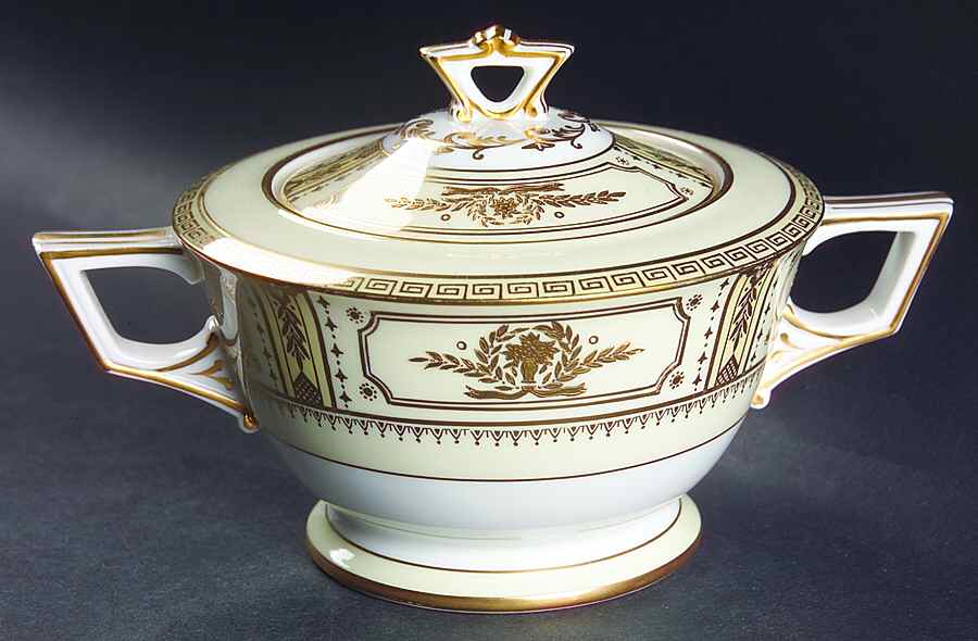 Wembley Sugar Bowl & Lid by Noritake-1