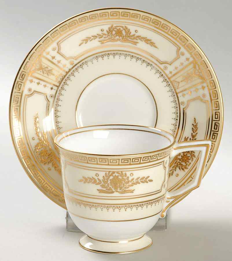 Wembley Footed Demitasse Cup & Saucer Set by Noritake-1