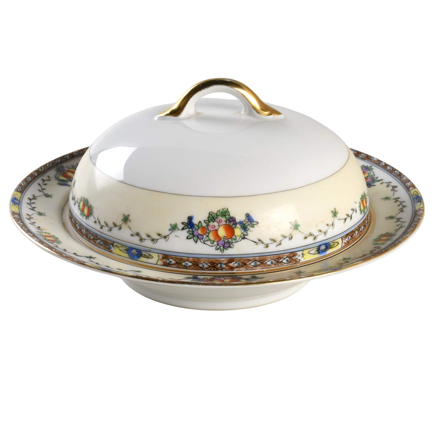 N911 Round Covered Butter by Noritake-1