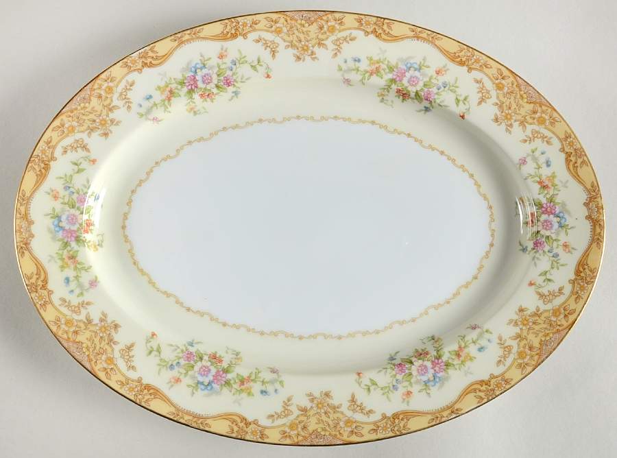 N916 11" Oval Serving Platter by Noritake-1