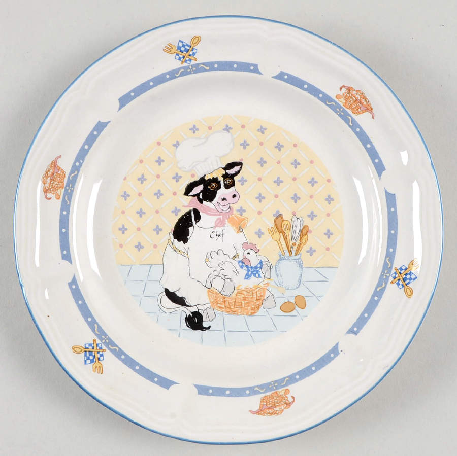Kitchen Kow Salad Plate by Newcor-1