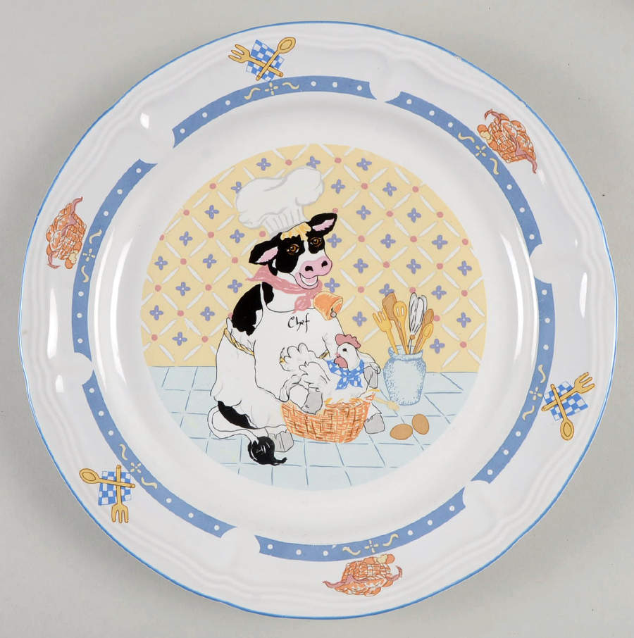 Kitchen Kow Dinner Plate by Newcor-1