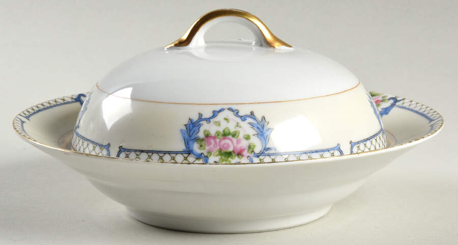 N918 Round Covered Butter by Noritake-1