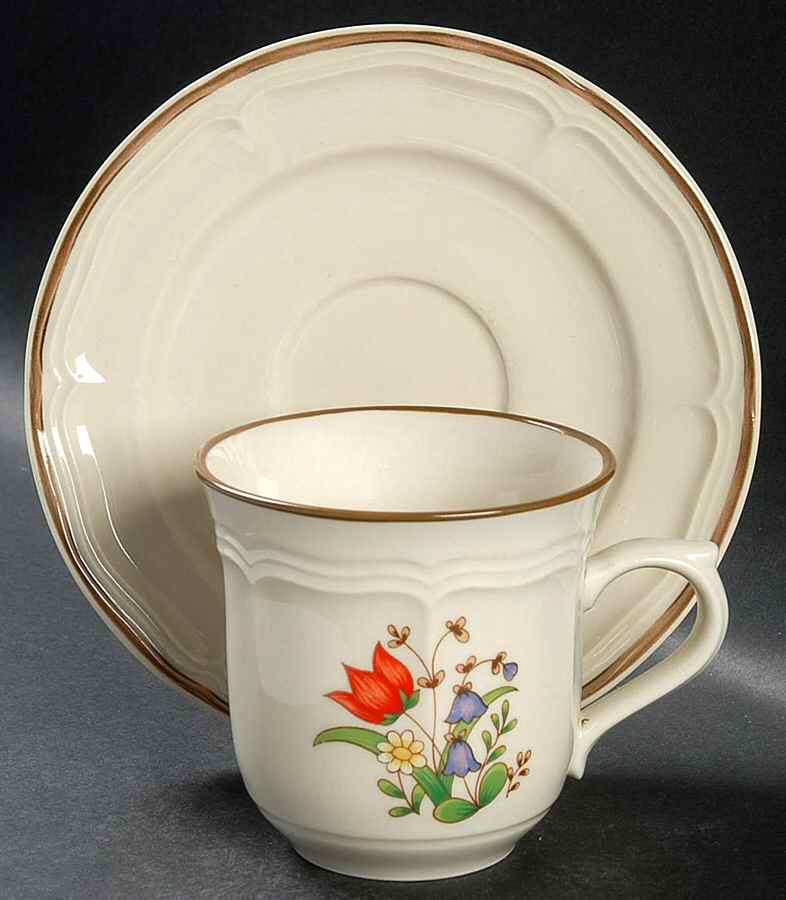 NEW6 Flat Cup & Saucer Set by Newcor-1