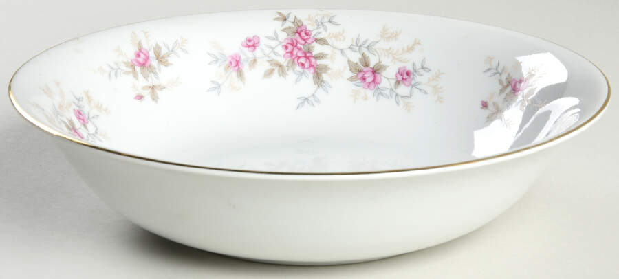 Highland Rose 9" Round Vegetable Bowl by Nasco (Japan)-1