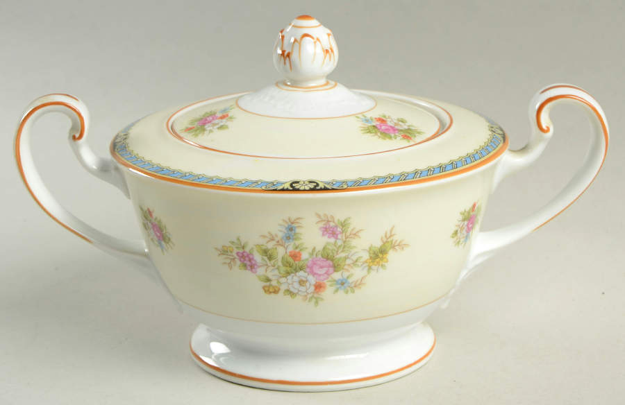 N928 Sugar Bowl & Lid by Noritake-1