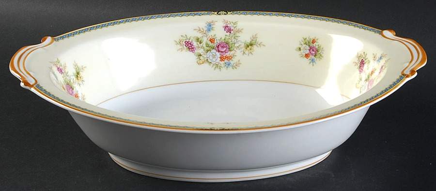 N928 10" Oval Vegetable Bowl by Noritake-1