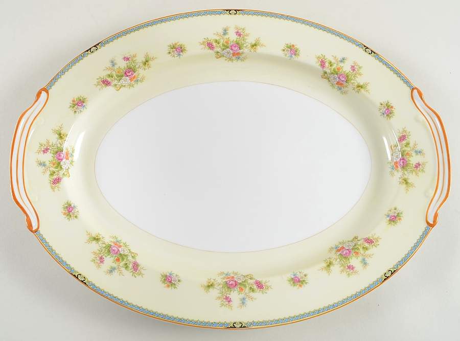 N928 16" Oval Serving Platter by Noritake-1