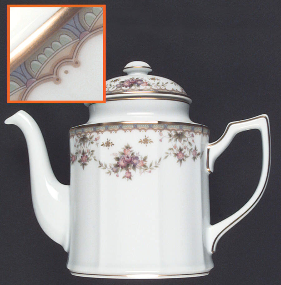 Rose Palace Teapot & Lid by Noritake-1