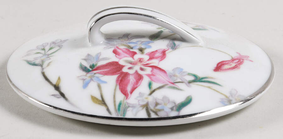 Verna (Platinum Trim) Lid for Sugar Bowl by Noritake-1