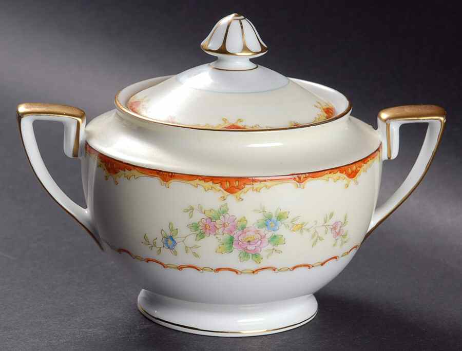 N949 Sugar Bowl & Lid by Noritake-1