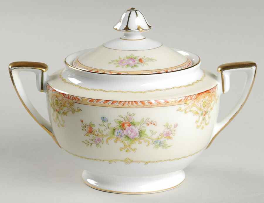 N951 Sugar Bowl & Lid by Noritake-1