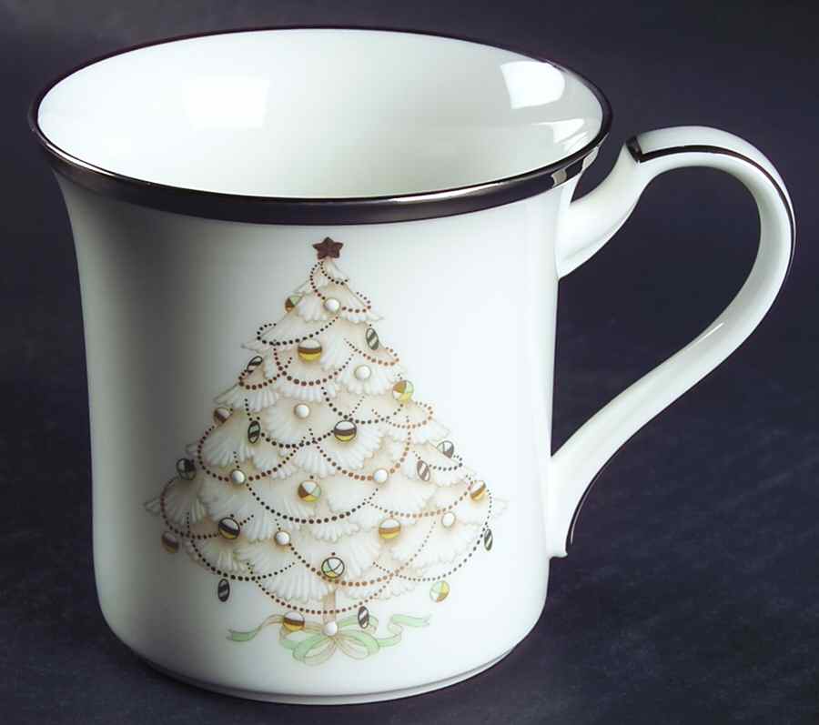 Palace Christmas Platinum Holiday Mug by Noritake-1
