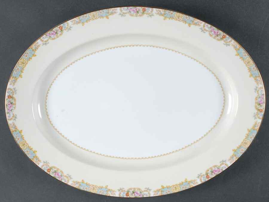 N954 16" Oval Serving Platter by Noritake-1