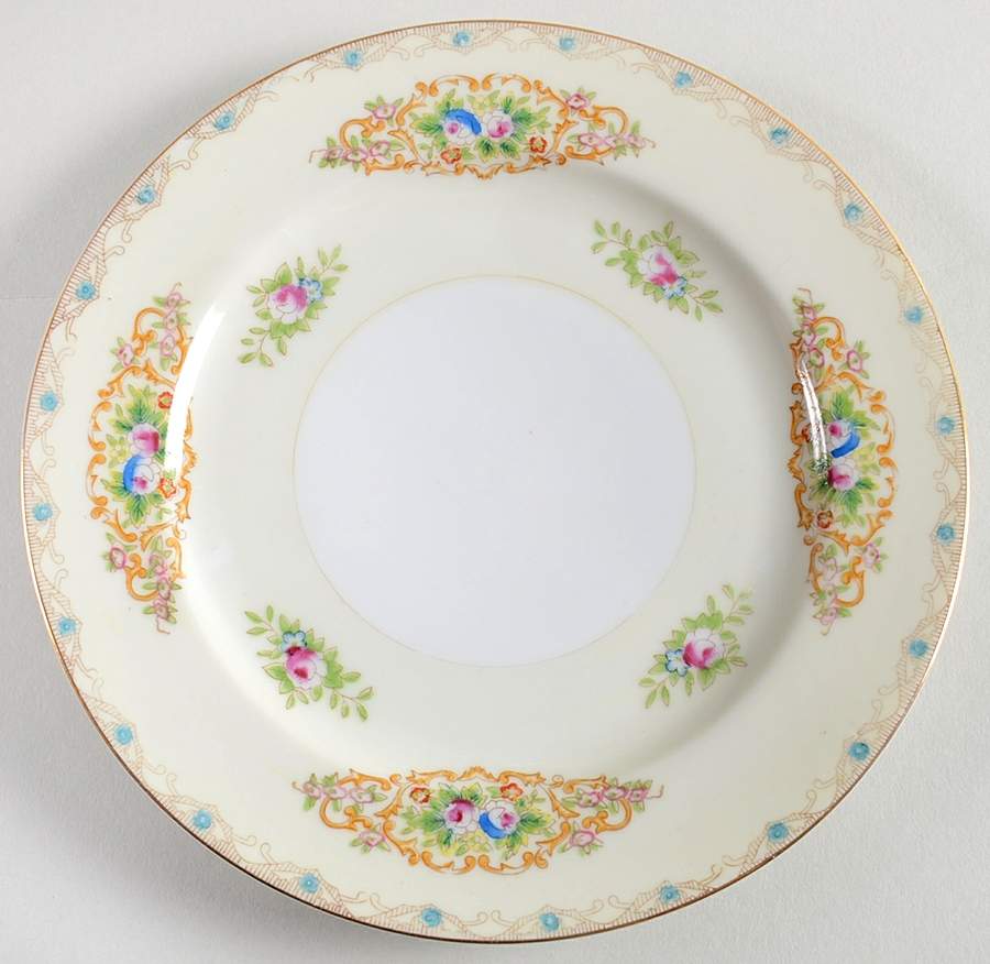NAT17 Salad Plate by National China-1