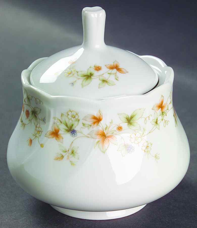 Wild Berry (No Trim) Sugar Bowl & Lid by Nichinan-1