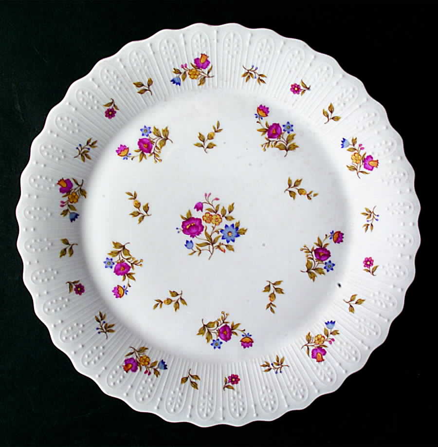Dresden Flower Dinner Plate by Nichinan-1
