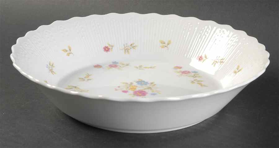 Dresden Flower 9" Round Vegetable Bowl by Nichinan-1