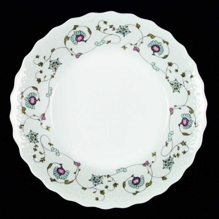 Floral Trellis Coupe Soup Bowl by Nichinan-1