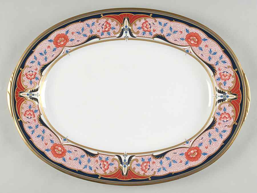 Golden Procession 16" Oval Serving Platter by Noritake-1