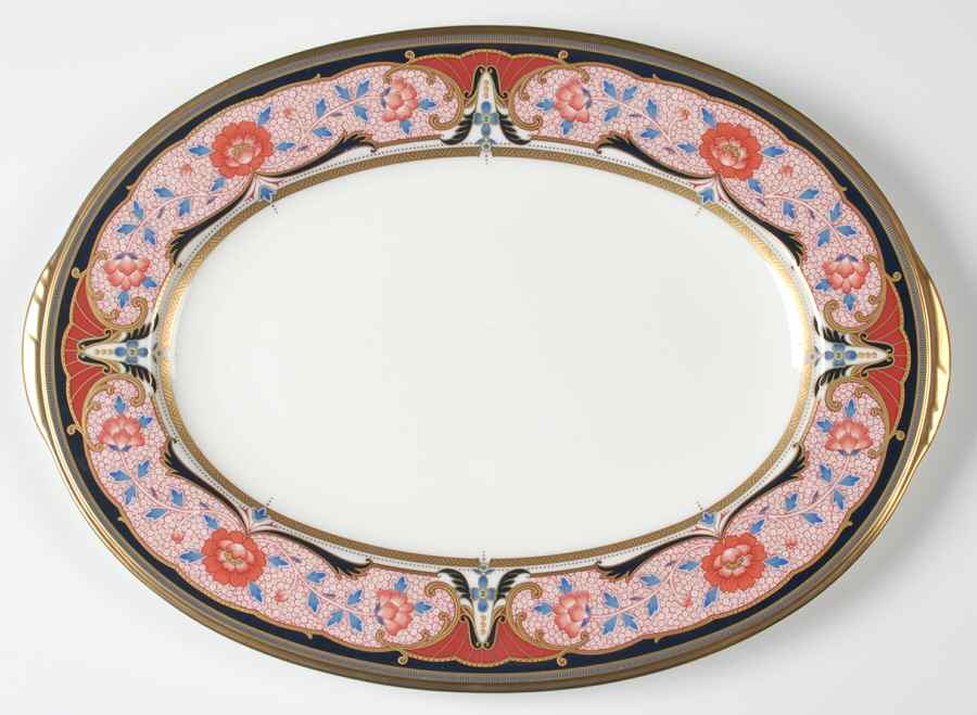 Golden Procession 12" Oval Serving Platter by Noritake-1